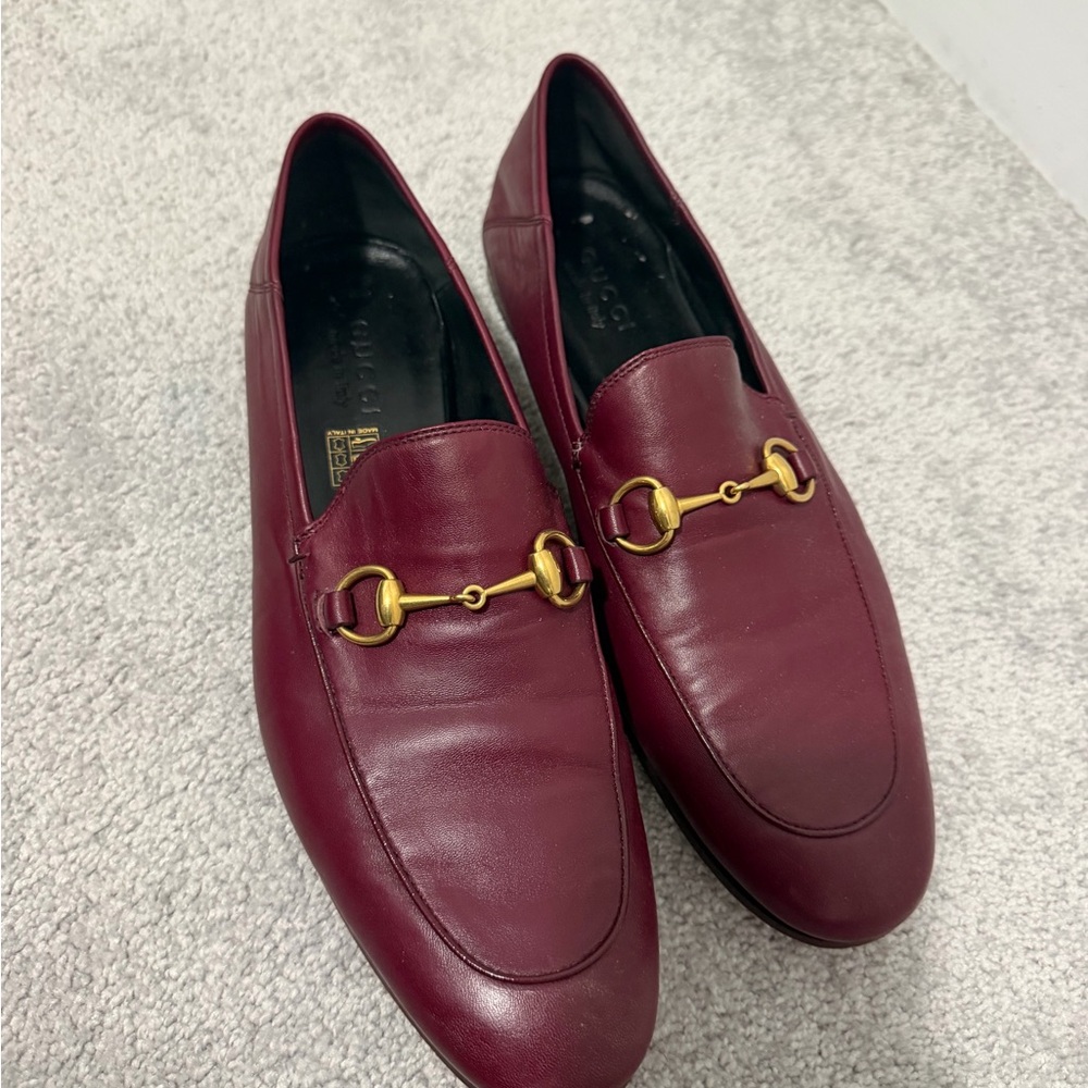 Gucci Men's Loafers with Gold Horsebit